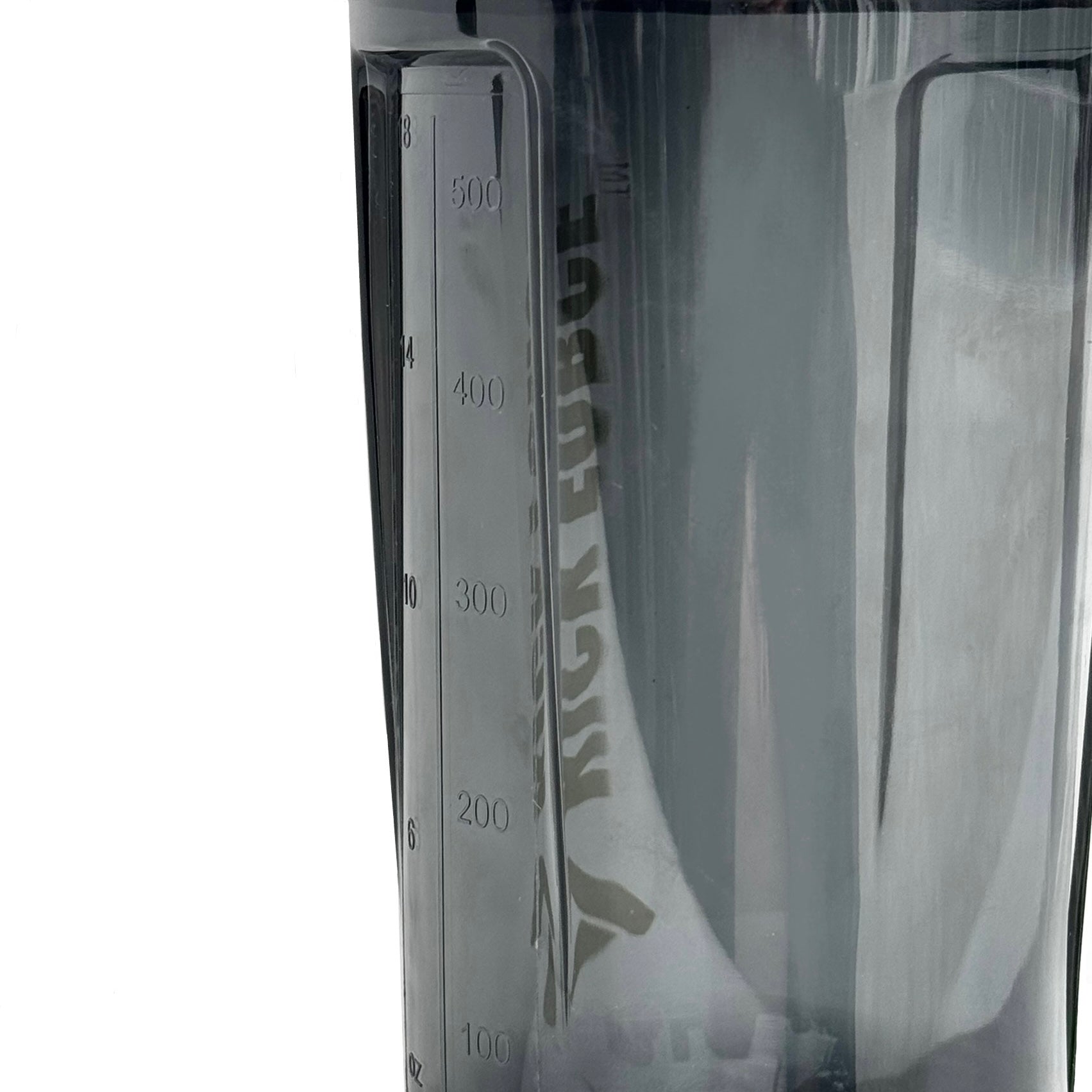 Kick Force Shaker Bottle Measuring Side